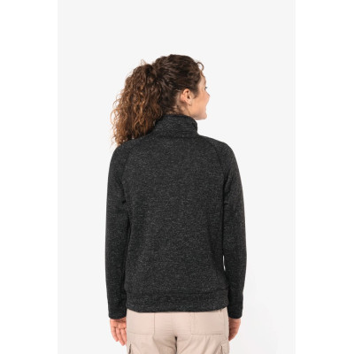 Ladies’ full zip heather jacket